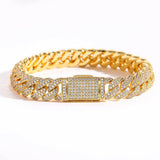 Fashion Brand Hip Hop 18K Gold Zircon Bracelet – Jewelry Gift Ideas — 4