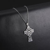 Middle Ring Cross Pendant Necklace For Men – Jewelry Gift Ideas — 14