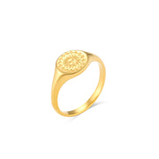 Simple Retro Ring With Star And Moon Pattern – Special Occasion Gifts — 7