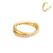Double-Layer Cross Nose Ring Piercing Decoration – Gift Ideas — 8