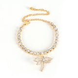 Water Diamond Chain Dragonfly Foot Chain – Birthday Gifts — 6