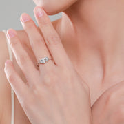 S925 Silver Ring Female Japanese Heart-shaped – Gifts for Her — 1