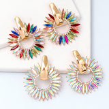 Women's Vintage Exaggerated Geometric Stud Earrings – Gifts for Her — 8