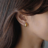Simple Stainless Steel Croissant Earrings – Special Occasion Gifts — 2