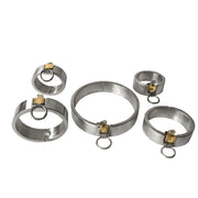 Stainless Steel Male Lock Five Piece Set – Gifts for Him — 5