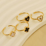 Stainless Steel 18K Full Diamond Multilayer Ring – Birthday Gifts — 3