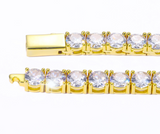 Hip Hop Spring Buckle Single Row Tennis Chain – Jewelry Gift Ideas — 6