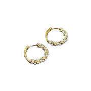 Women's Fashion Temperament Circle Pearl Earrings – Stylish Gifts — 4