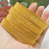 India Nigeria Women's Wedding Sand Gold Bracelet – Jewelry Gift Ideas — 15