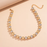 Exaggerated Punk Contrast Color Beaded Necklace – Jewelry Gift Ideas — 7