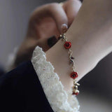 Romantic Rose Flower Bracelet Women's Vintage – Jewelry Gift Ideas — 6
