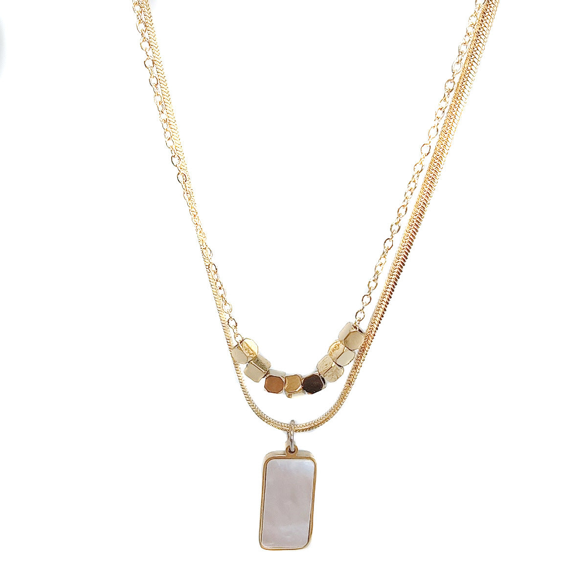 Simple Bafang Lai Cai Necklace Mother Of Pearl – Jewelry Gift Ideas — 1