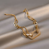 Retro Simple Geometric Diamond Bracelet Fashion Design – Stylish Gifts — 4