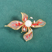 Five-petal Flower Vintage Corsage Pin Brooch – Jewelry Gift Ideas — 10