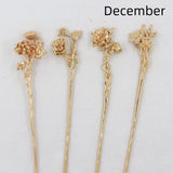 Antique Material Flower Season Hairpin – Stylish Gifts — 15