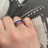 Bisexual Pride Stainless Steel Ring Europe – Stylish Gifts — 12