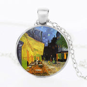 The Kiss Starry Night Sunflower Glass Necklace – Jewelry Gift Ideas — 9