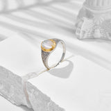 S925 Synthetic Cat's Eye Ring Female – Gifts for Her — 2