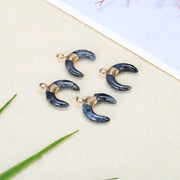 Stone Crescent Shaped Pendant Necklace – Jewelry Gift Ideas — 3