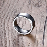 Tungsten Steel Smooth Face Men's Ring – Gifts for Him — 2