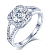 Highlight S925 Sterling Silver Inlaid Moissanite Ring – Stylish Gifts — 2