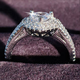 Ladies Fashion Micro Set Simple Love Ring – Stylish Gifts — 5