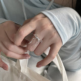 Ribbon Bow Ring Female Opening Adjustable – Gifts for Her — 5