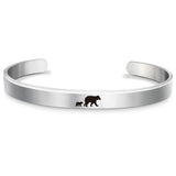 Stainless Steel Mama Bear Bracelet Mother's Day – Jewelry Gift Ideas — 4