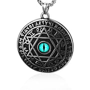 Demon Eye Circle Vintage Round Jewelry Pendant – Jewelry Gift Ideas — 2