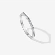Sterling Silver Female With Hearts Simple Personality – Stylish Gifts — 2