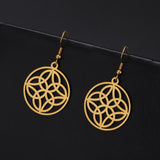 Titanium Steel 18k Electroplated Colorless Earrings – Stylish Gifts — 2