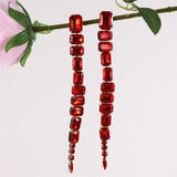 Earrings Women's Valentine's Day Irregular Rhinestone – Gifts for Her — 3
