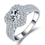 Ladies Fashion Micro Set Simple Love Ring – Stylish Gifts — 4
