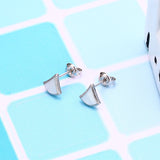 Simple Personality Small Skirt White Shell Earrings – Gifts for Her — 4