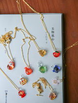 Handmade Zodiac Pendant Peach Blossom Necklace – Jewelry Gift Ideas — 13