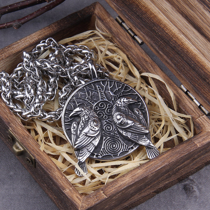 Vintage Norse Mythology Viking Odin Eagle Pendant – Jewelry Gift Ideas — 1
