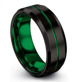 Men's Titanium Steel Brushed Polished Ring – Gifts for Him — 5