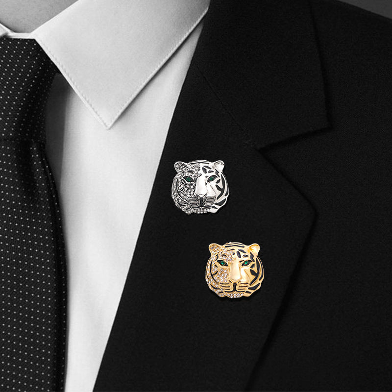 European And American Fashion Retro Tiger Brooch – Stylish Gifts — 1