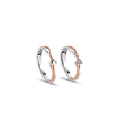 Couple Simple High Sense Four Claw Couple Rings – Stylish Gifts — 2