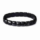 Men And Women Couple Natural Obsidian Bracelet – Jewelry Gift Ideas — 3