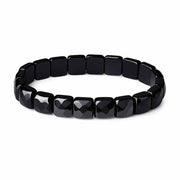 Men And Women Couple Natural Obsidian Bracelet – Jewelry Gift Ideas — 3