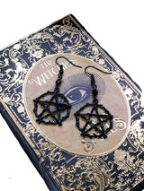 Large Five-pointed Star Ruby Earrings – Useful Gifts — 3