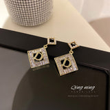 Silver Needle Simple And Small Stud Earrings Love – Gifts for Couples — 19