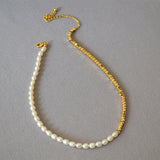 Women's Glittering Gold Beaded Necklace – Jewelry Gift Ideas — 4