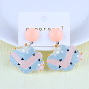Cartoon Rainbow Contrast Color Acrylic Stud Earrings – Stylish Gifts — 9