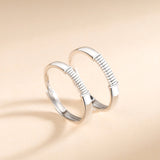 Sterling Silver Wrapped Couple Ring – Gifts for Couples — 3
