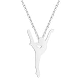 Dancer Girl Sports Necklace Pendant – Jewelry Gift Ideas — 5