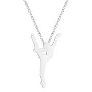 Dancer Girl Sports Necklace Pendant – Jewelry Gift Ideas — 5