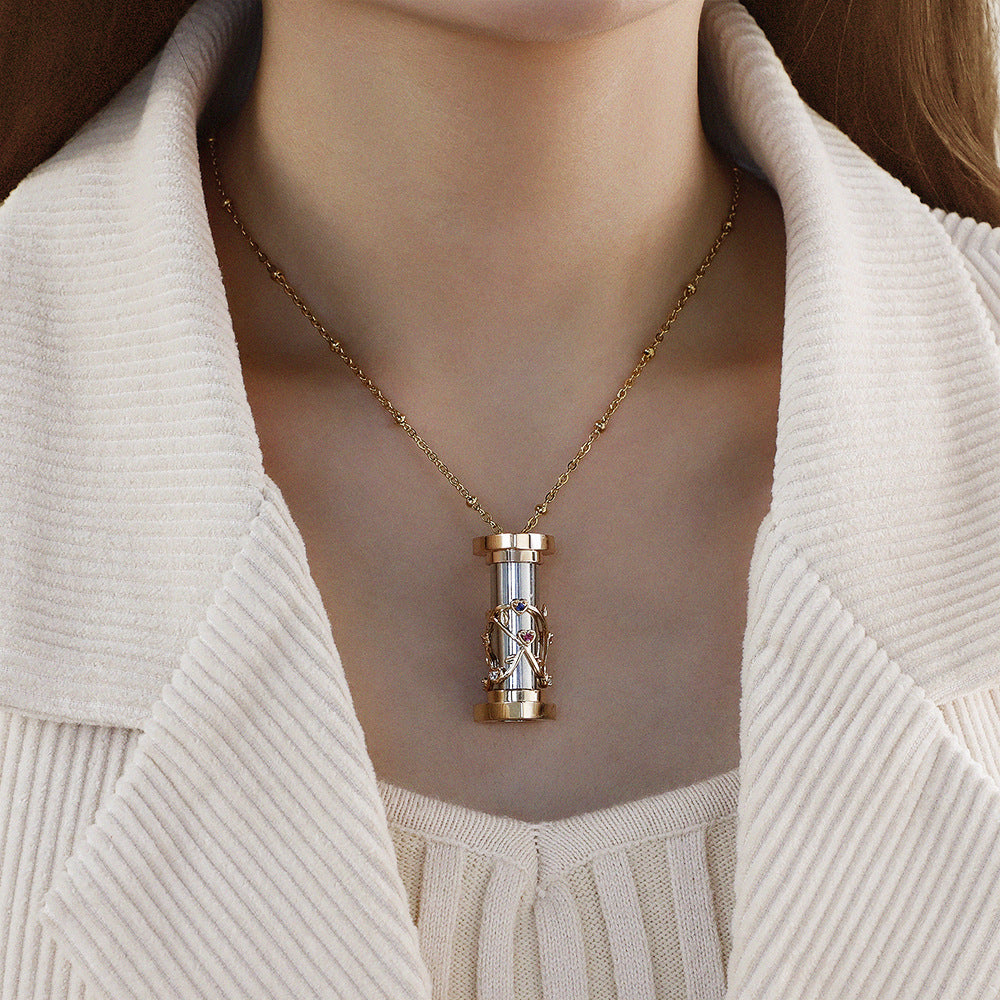 Kaleidoscope With Diamond Fashion Pendant – Jewelry Gift Ideas — 1