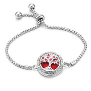 Color Rhinester Tree Of Life Bracelet Stainless – Jewelry Gift Ideas — 4